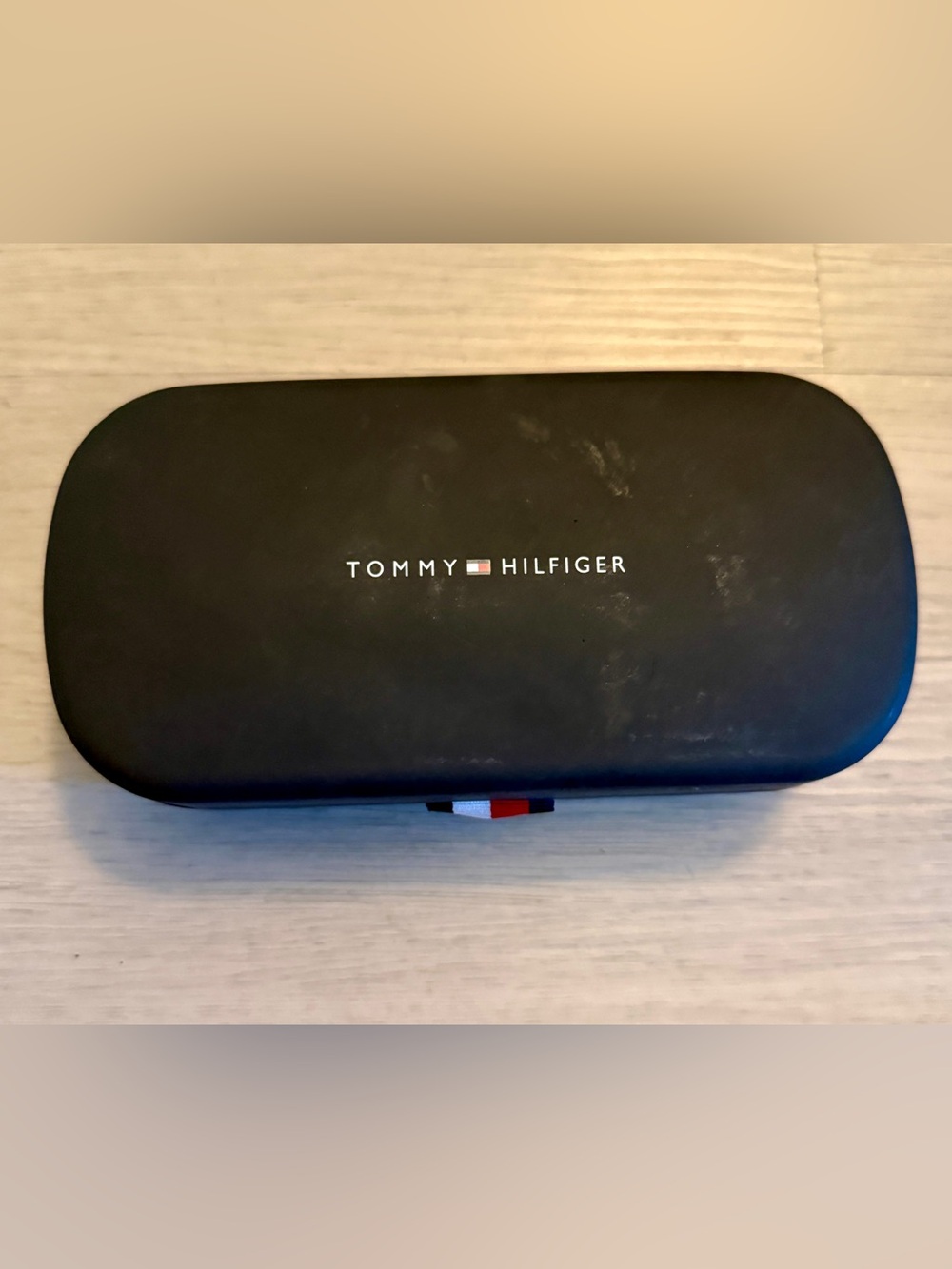New Tommy Hilfiger Glasses Case Navy Hard Shell, Sunglasses Case - Case Only